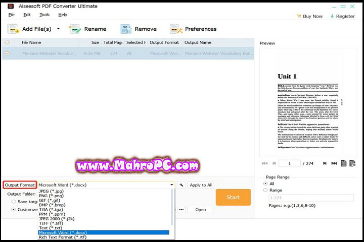 Aiseesoft PDF Converter Ultimate 3.3.62 PC Software With Keygen 
