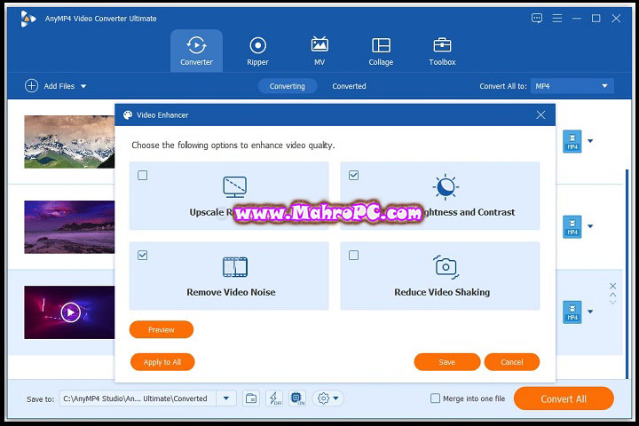 Any MP4 Video Converter Ultimate : Version 8.5.60 (x64) - (PC Software) With Keygen